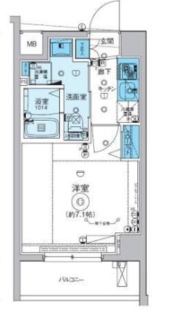 リヴシティ横濱インサイトの物件間取画像